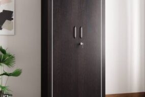 Crystal Furnitech Engineered Wood Almirah  (Finish Color - Wenge)